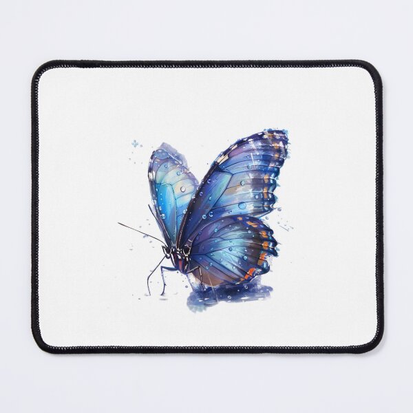 Item preview, Blue Butterfly | Elegant Nature Aesthetic Art designed and sold by Mandayartstudio.