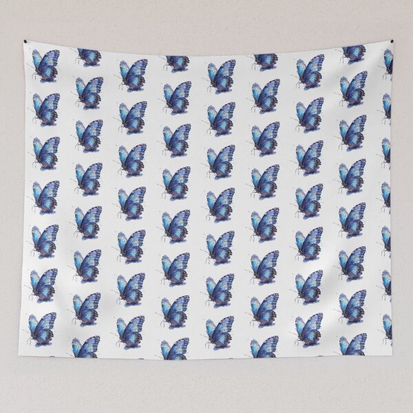 Item preview, Blue Butterfly | Elegant Nature Aesthetic Art designed and sold by Mandayartstudio.