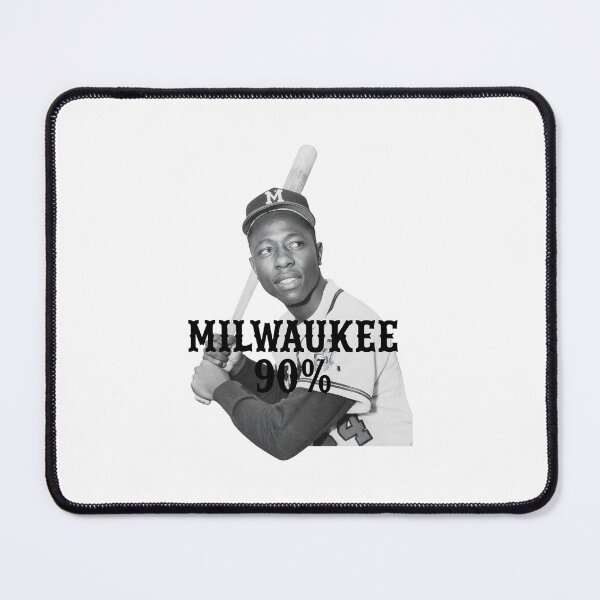 Item preview, Hank Aaron Vintage Milwaukee Braves Baseball designed and sold by Auguufour.