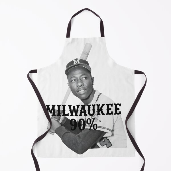 Item preview, Hank Aaron Vintage Milwaukee Braves Baseball designed and sold by Auguufour.