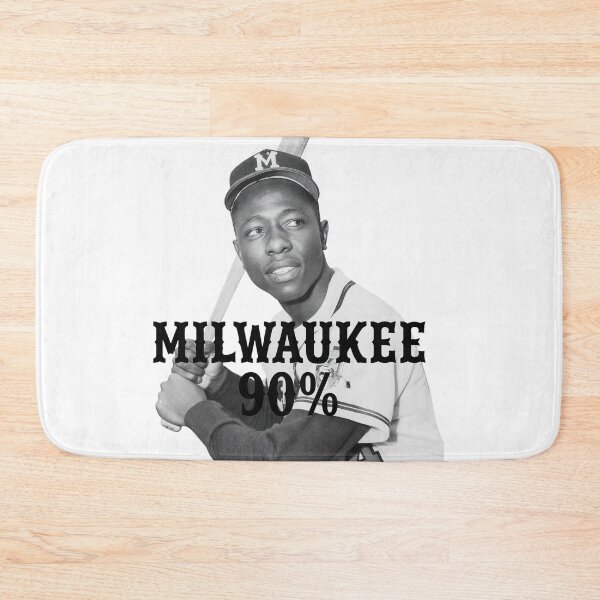 Item preview, Hank Aaron Vintage Milwaukee Braves Baseball designed and sold by Auguufour.