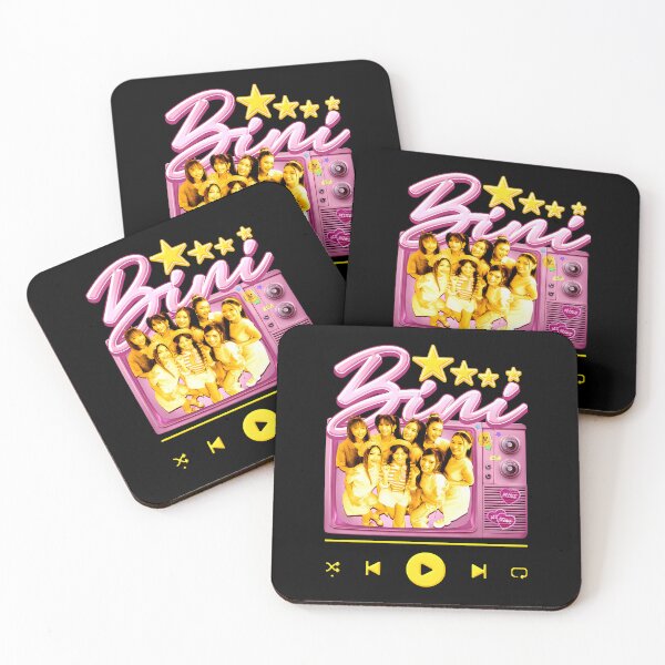 Item preview, BINI P-Pop Girl Group Retro Pink TV Player Graphic designed and sold by desertrider.