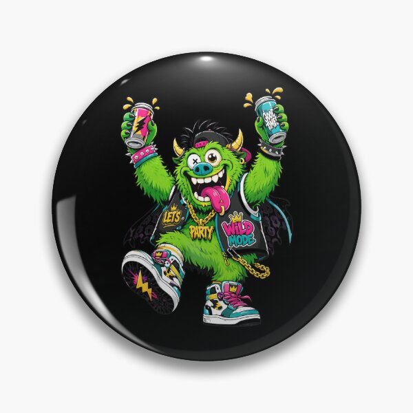 Item preview, Wild Mode Party Monster Dancing with Drinks designed and sold by Auguufour.