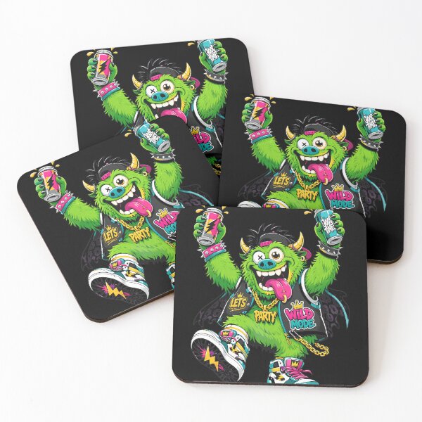 Item preview, Wild Mode Party Monster Dancing with Drinks designed and sold by Auguufour.