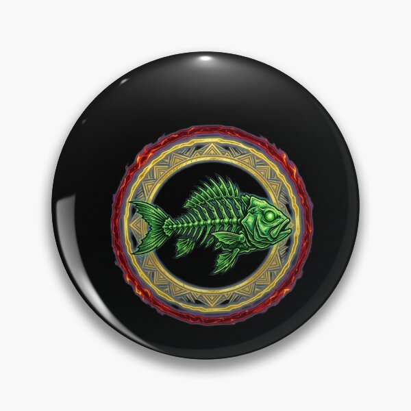 Item preview, Fish Skeleton Rastas Circles designed and sold by Dropleader.
