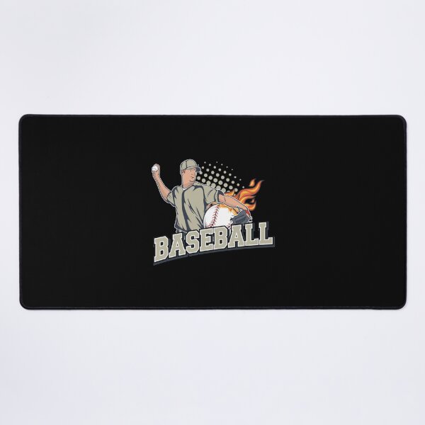 Item preview, Retro Pitcher Fire Ball Sport Illustration designed and sold by Auguufour.