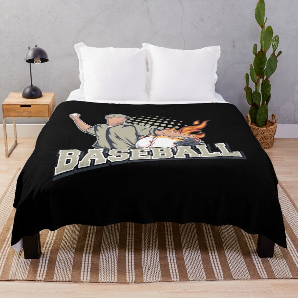 Item preview, Retro Pitcher Fire Ball Sport Illustration designed and sold by Auguufour.
