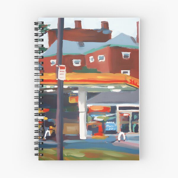 Item preview, Shell Gas Station City Street designed and sold by binta-bedney.
