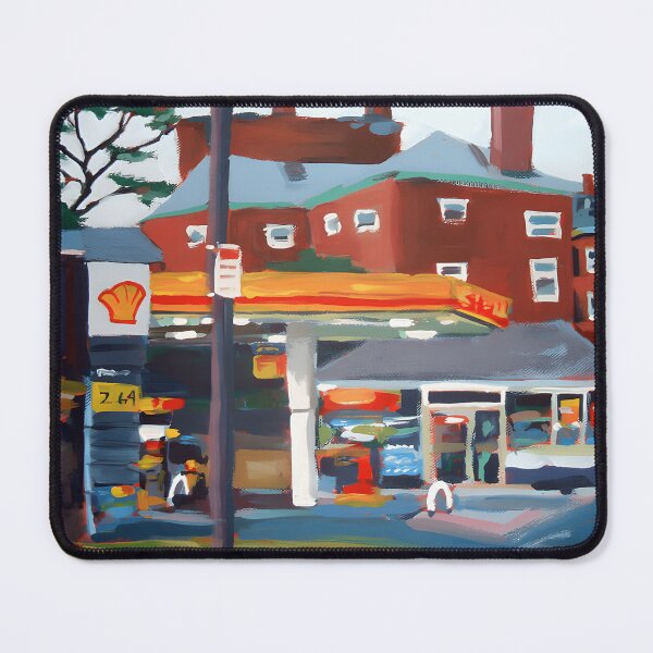 Item preview, Shell Gas Station City Street designed and sold by binta-bedney.