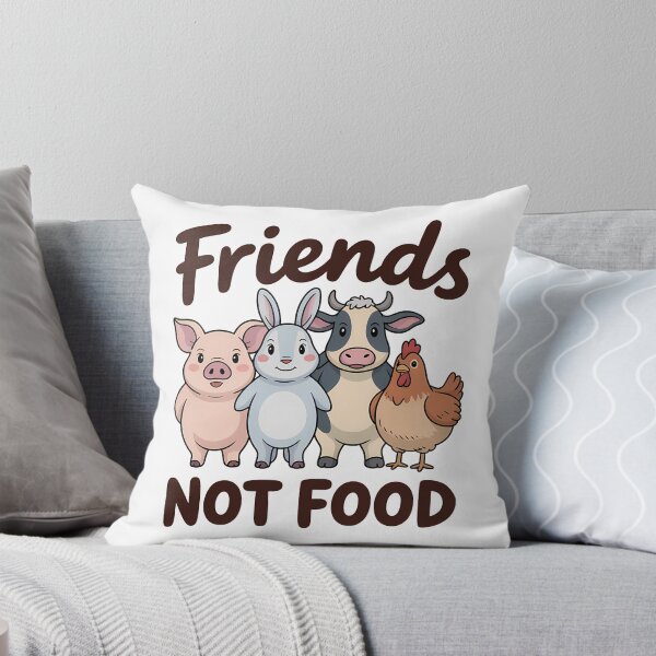 Item preview, Friends Not Food — Vegan Animal Rights Design designed and sold by LoFizzy.