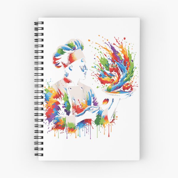 Item preview, Colorful Chef Design with Splash Art, Kitchen Cooking Lovers T-Shirt designed and sold by KTY-NUSS.