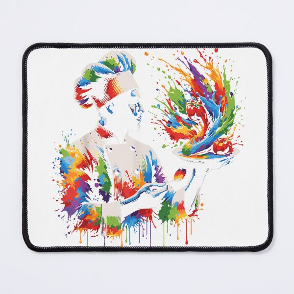 Item preview, Colorful Chef Design with Splash Art, Kitchen Cooking Lovers T-Shirt designed and sold by KTY-NUSS.