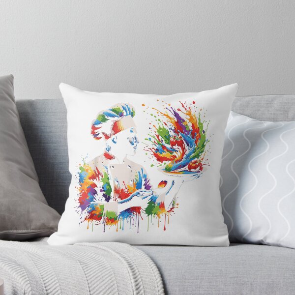Item preview, Colorful Chef Design with Splash Art, Kitchen Cooking Lovers T-Shirt designed and sold by KTY-NUSS.