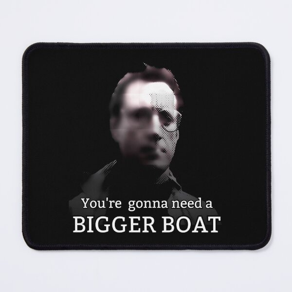 Item preview, You'Re Gonna Need A Bigger Boat White Grey designed and sold by laura-lins-lab.