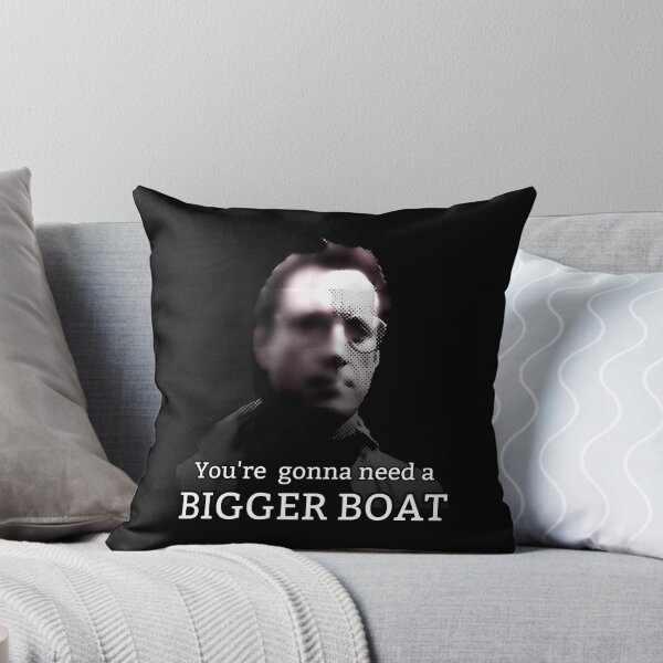 Item preview, You'Re Gonna Need A Bigger Boat White Grey designed and sold by laura-lins-lab.