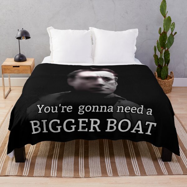 Item preview, You'Re Gonna Need A Bigger Boat White Grey designed and sold by laura-lins-lab.