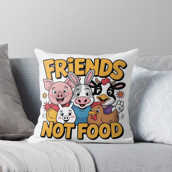 Item preview, Friends Not Food — Vegan Animal Rights Design designed and sold by LoFizzy.