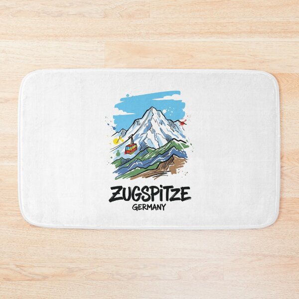 Item preview, Zugspitze Bavarian Alps Germany Art Print designed and sold by Merch by Das Design Studio.