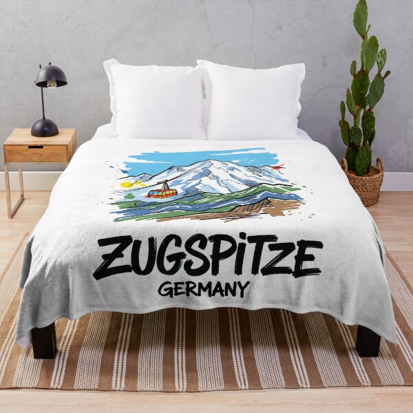 Item preview, Zugspitze Bavarian Alps Germany Art Print designed and sold by Merch by Das Design Studio.