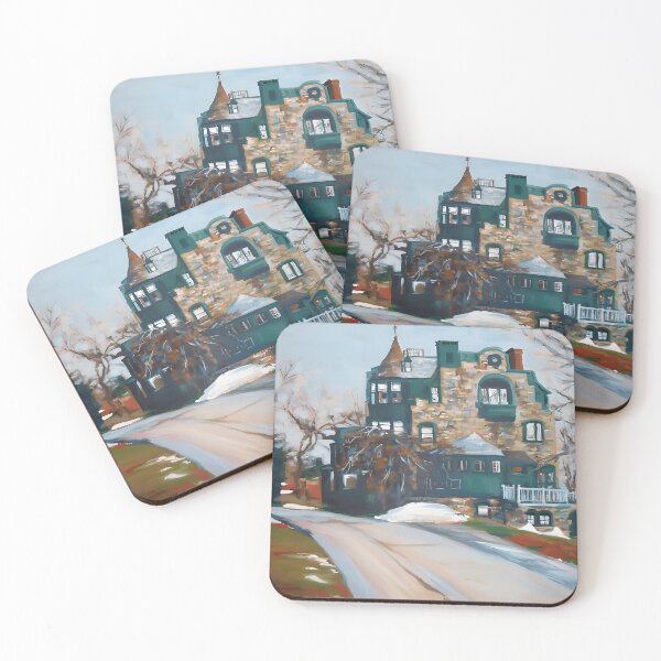 Item preview, Historic Stone Mansion House Architecture designed and sold by binta-bedney.