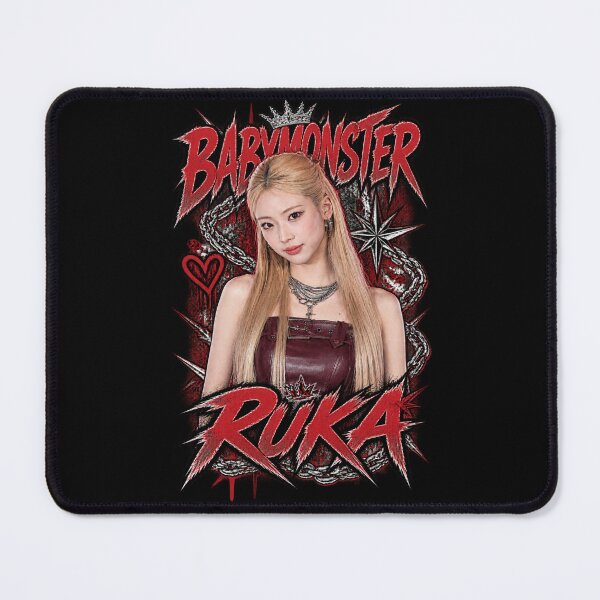 Item preview, Heavy Metal Typography BABYMONSTER Ruka Performance Art designed and sold by Valereekmerch.
