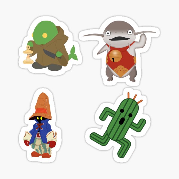 Final Fantasy Friends Multi Mini Stickers Sticker
