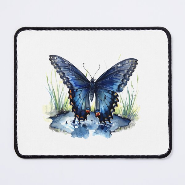 Item preview, Blue Butterfly | Elegant Nature Aesthetic Art designed and sold by Mandayartstudio.