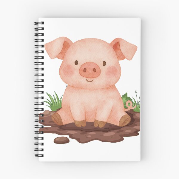 Item preview, Pig in the Mud 1 designed and sold by mrsjbz2.