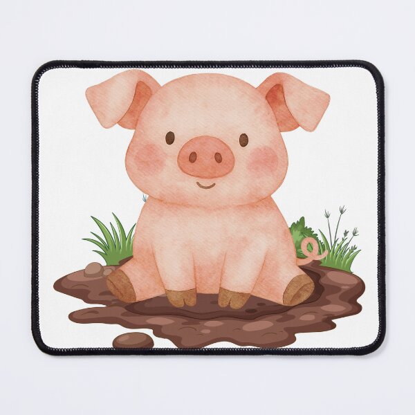 Item preview, Pig in the Mud 1 designed and sold by mrsjbz2.