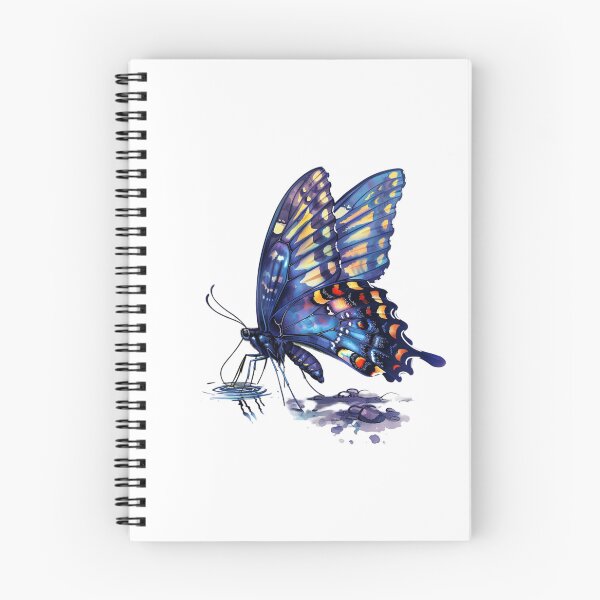 Item preview, Blue Butterfly | Elegant Nature Aesthetic Art designed and sold by Mandayartstudio.