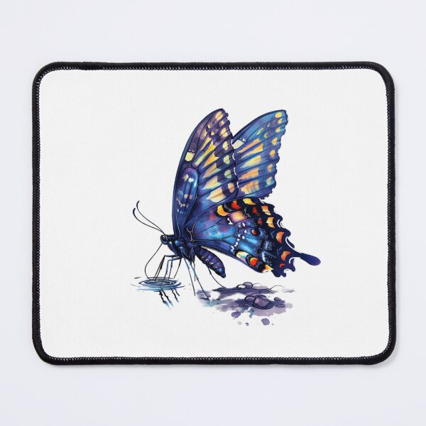 Item preview, Blue Butterfly | Elegant Nature Aesthetic Art designed and sold by Mandayartstudio.