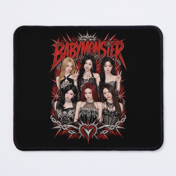 Item preview, BABYMONSTER Group Spiky Metal Typography Concert Stage designed and sold by Valereekmerch.