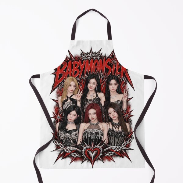 Item preview, BABYMONSTER Group Spiky Metal Typography Concert Stage designed and sold by Valereekmerch.