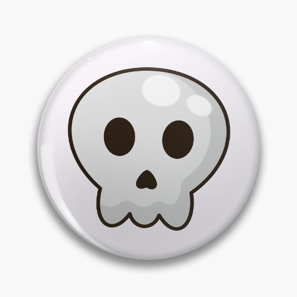 Item preview, Cute Cartoon Skull Flat Vector Illustration designed and sold by Porpor Artwork.