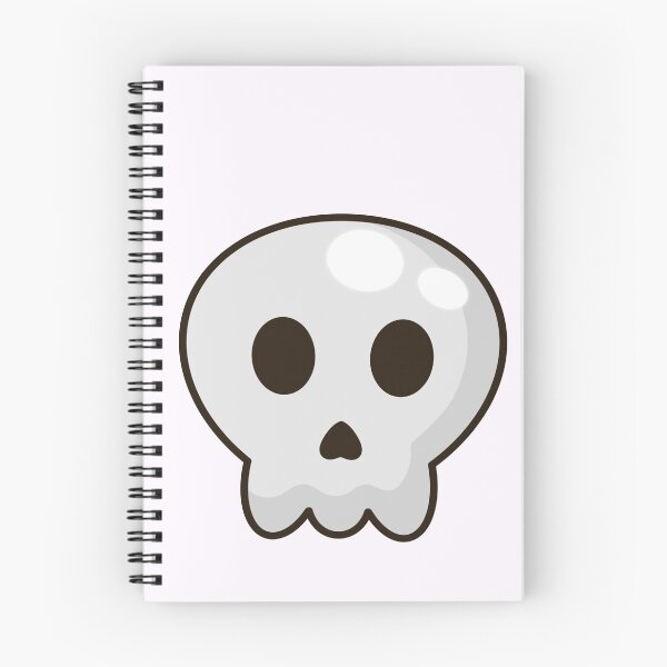 Item preview, Cute Cartoon Skull Flat Vector Illustration designed and sold by Porpor Artwork.