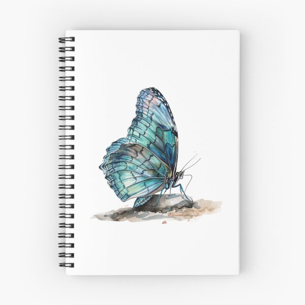 Item preview, Blue Butterfly | Elegant Nature Aesthetic Art designed and sold by Mandayartstudio.