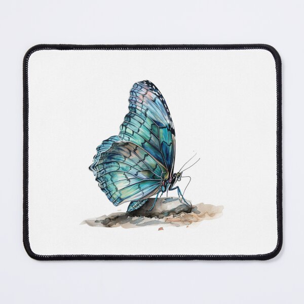 Item preview, Blue Butterfly | Elegant Nature Aesthetic Art designed and sold by Mandayartstudio.