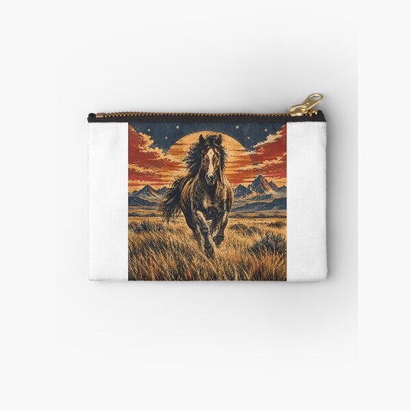 Item preview, Wild Horse Running Through Sunset designed and sold by Avenuse style.