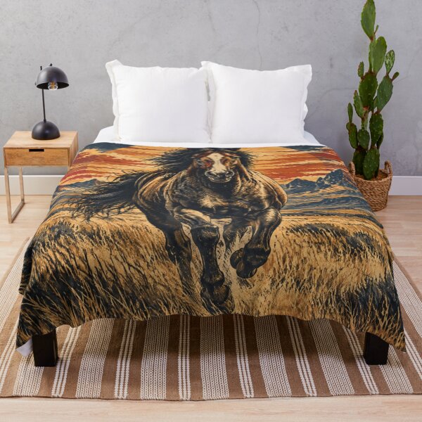 Item preview, Wild Horse Running Through Sunset designed and sold by Avenuse style.