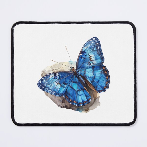 Item preview, Blue Butterfly | Elegant Nature Aesthetic Art designed and sold by Mandayartstudio.