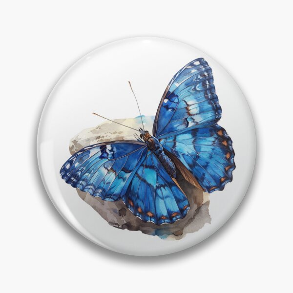 Item preview, Blue Butterfly | Elegant Nature Aesthetic Art designed and sold by Mandayartstudio.