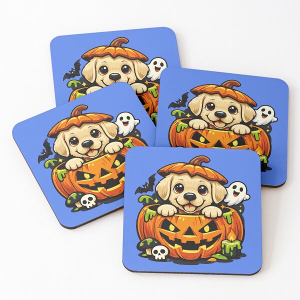 Item preview, Cute Halloween Puppy Pumpkin Spooky Dog Halloween Design designed and sold by ُEldalal-Design.