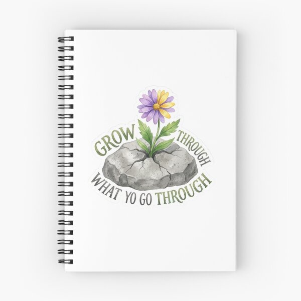 Item preview, Grow Through What You Go Through Watercolor  designed and sold by Qavex Design Co..