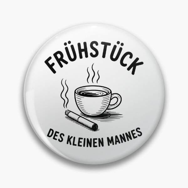 Item preview, Frühstück des kleinen Mannes — Kaffee und Zigarette Design designed and sold by LoFizzy.