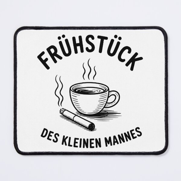 Item preview, Frühstück des kleinen Mannes — Kaffee und Zigarette Design designed and sold by LoFizzy.