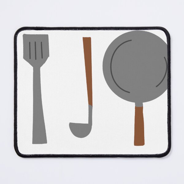 Item preview, Home Cook Utensils Spatula Frying Pan designed and sold by raun.draw.