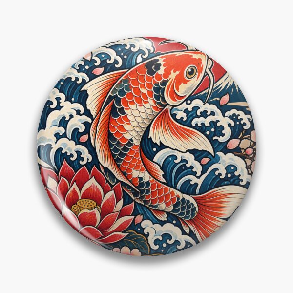 Item preview, Japanese Koi Fish designed and sold by Sari Ramayani.