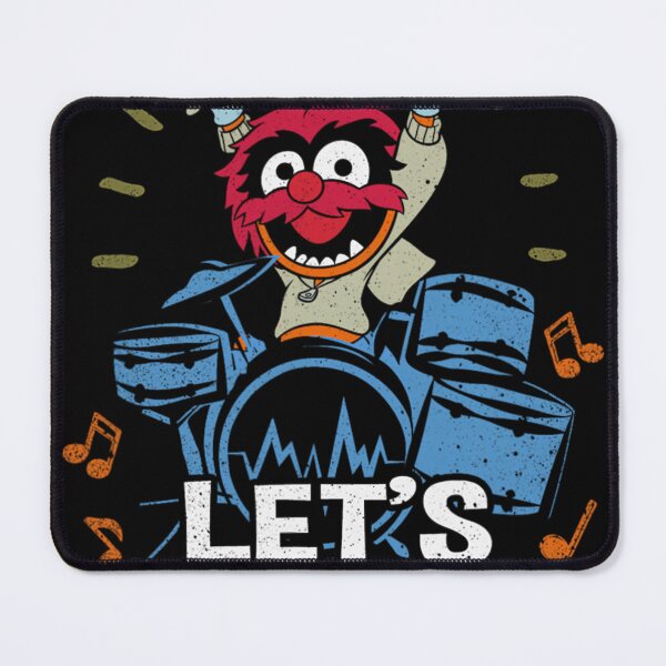 Item preview, The Muppets Animal Let''S Rock Drums Distressed Logo designed and sold by LogoOne1.