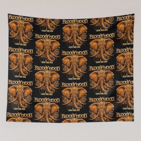 Item preview, Bloodywood EU UK Tour 2026 Elephant Band designed and sold by desertrider.