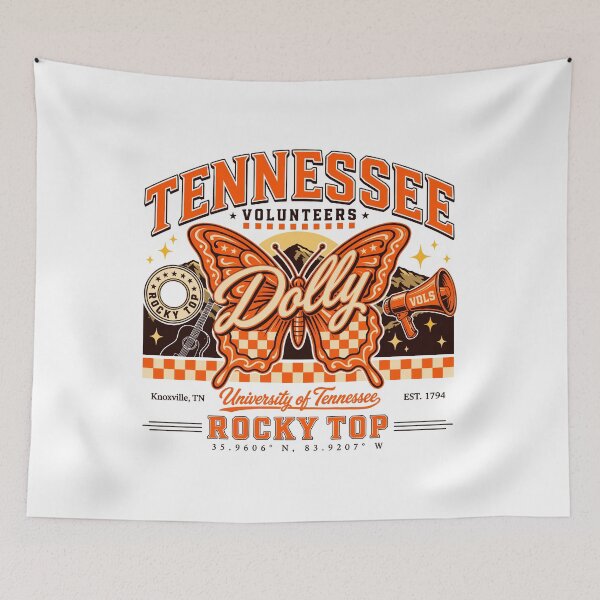 Item preview, Tennessee Volunteers Dolly Butterfly designed and sold by PartyFam.